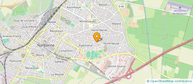 localisation de l'entreprise NARBONNE NETTOYAGE INDUSTRIEL  NARBONNE