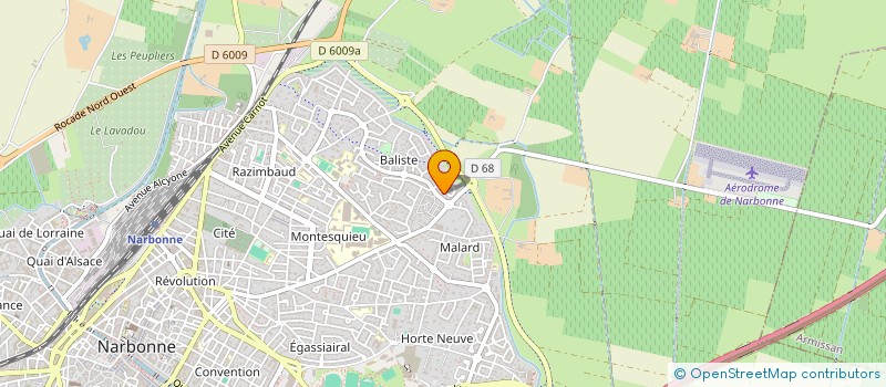 localisation de l'entreprise NARBONNE ROLLER SPORTS (NRS)  NARBONNE