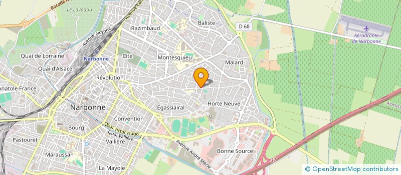 localisation de l'entreprise NARBONNE TAROT CLUB  NARBONNE