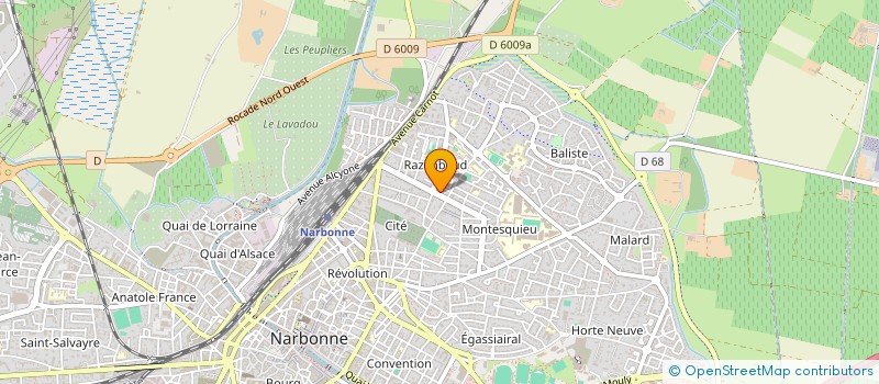 localisation de l'entreprise NARBONNE-UKRAINE à NARBONNE