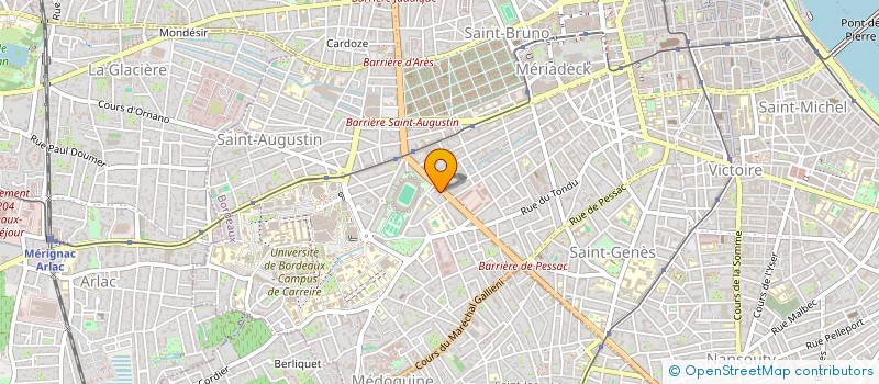 localisation de l'entreprise NARBOSOL à BORDEAUX