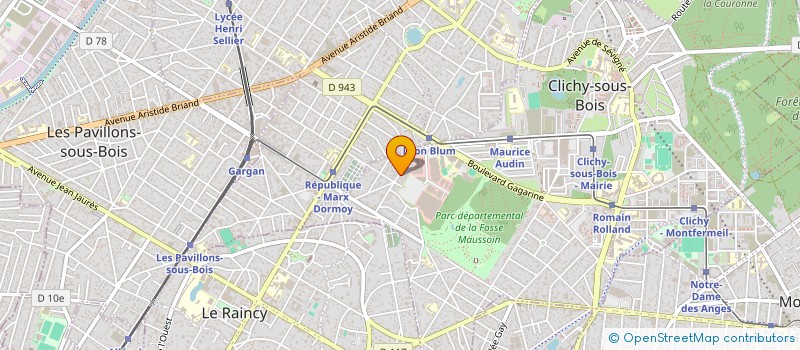 localisation de l'entreprise NARCISO à CLICHY-SOUS-BOIS