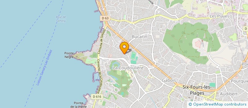 localisation de l'entreprise NARCISO INVESTISSEMENT à SIX-FOURS-LES-PLAGES