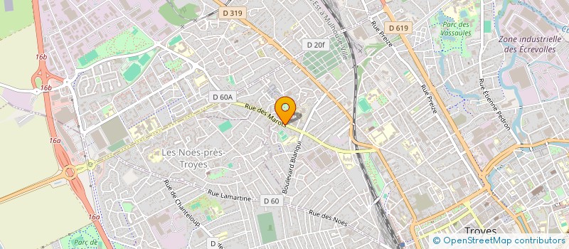 localisation de l'entreprise NARCISSA 10  TROYES