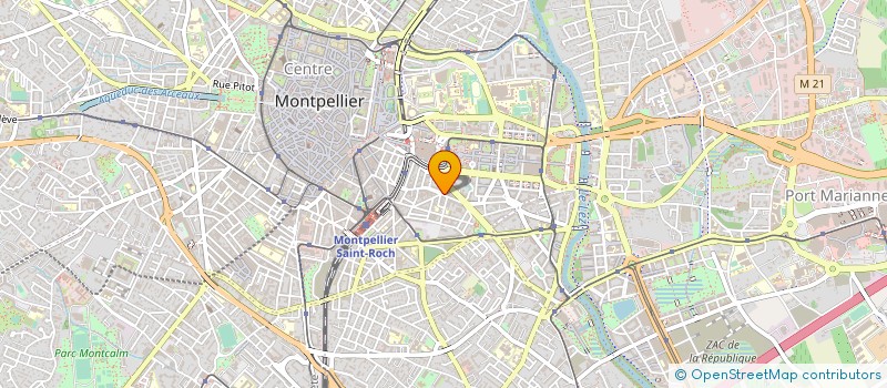 localisation de l'entreprise NARCISSE STYLE & BERNY à MONTPELLIER