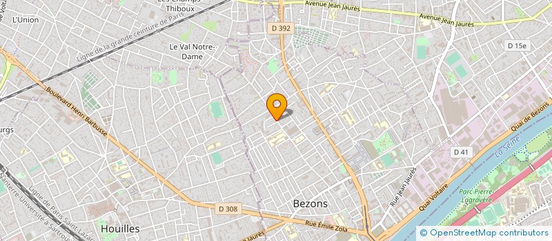 localisation de l'entreprise NARCONSULTING  BEZONS