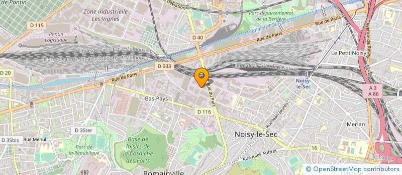 localisation de l'entreprise NARCY ET CIE à NOISY-LE-SEC