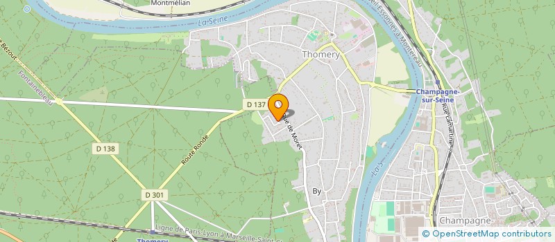 localisation de l'entreprise NARDC  THOMERY