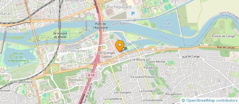 localisation de l'entreprise NARDEUX HUMIDIMETRIE DENSIMETRIE à SAINT-AVERTIN