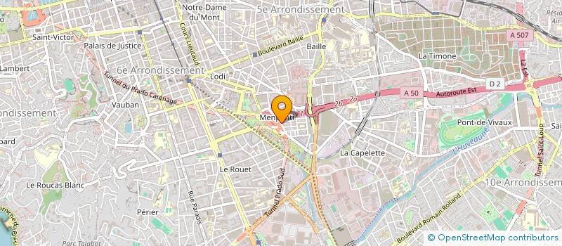 localisation de l'entreprise NARDI à MARSEILLE 10EME