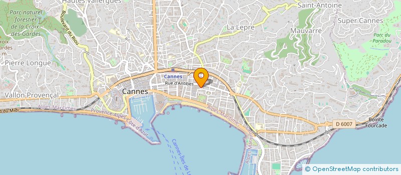 localisation de l'entreprise NARDI SARL à CANNES