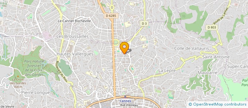 localisation de l'entreprise NARDINI ET FILS à CANNES