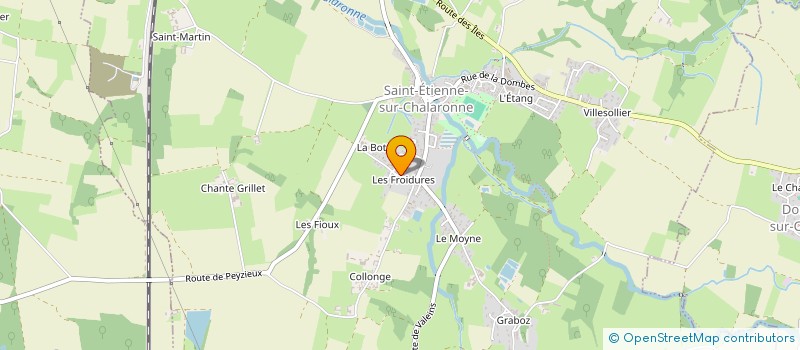 localisation de l'entreprise NARDY à SAINT-ETIENNE-SUR-CHALARONNE