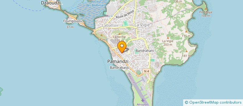 localisation de l'entreprise NARENDRE à PAMANDZI
