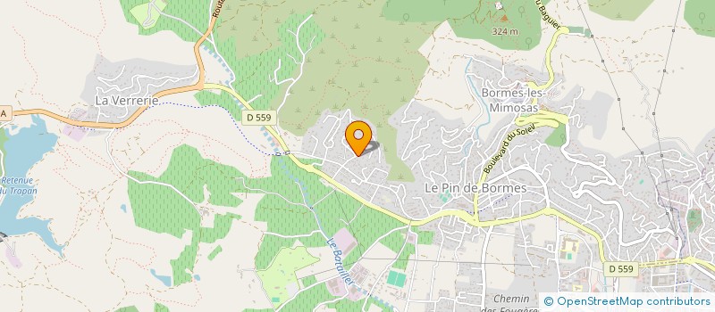 localisation de l'entreprise NARGAUD DAVID à BORMES-LES-MIMOSAS