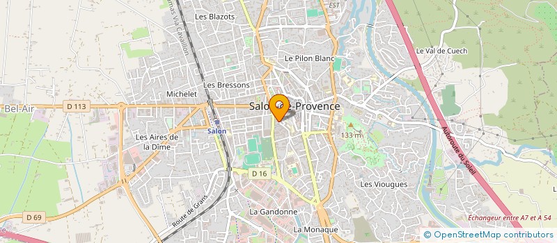 localisation de l'entreprise NARGUILUXE à SALON-DE-PROVENCE