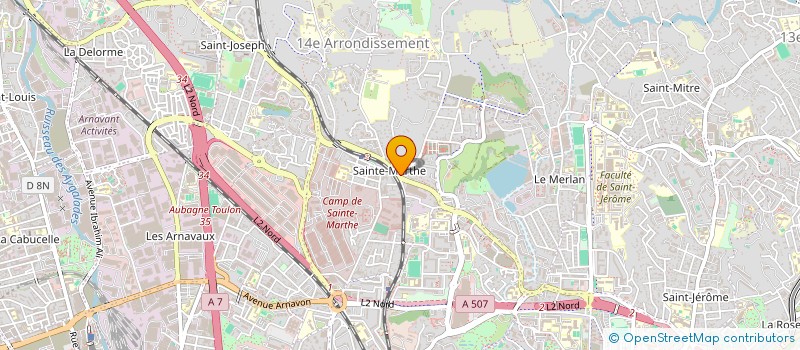 localisation de l'entreprise NARI FRERES à MARSEILLE
