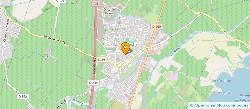 localisation de l'entreprise NARIC  POLLESTRES