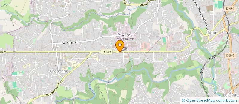 localisation de l'entreprise NARIKAM  CRAPONNE