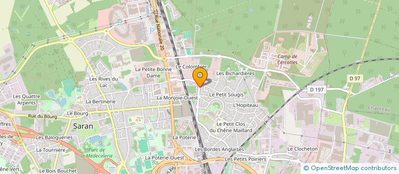 localisation de l'entreprise NARIN  SARAN