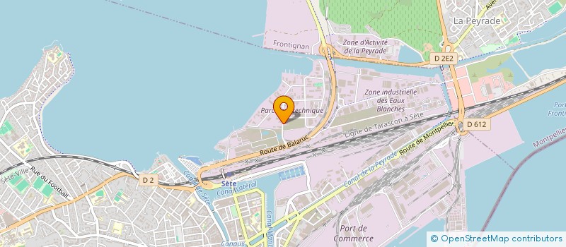 localisation de l'entreprise NARINA SARL à FRONTIGNAN