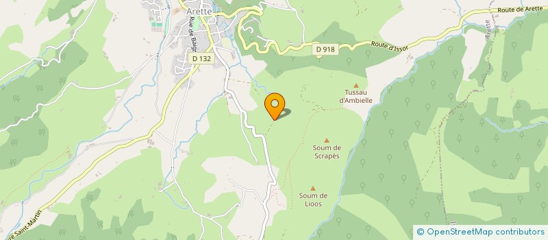 localisation de l'entreprise NARIO  ARETTE