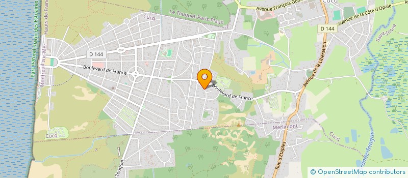 localisation de l'entreprise NARJ  CUCQ