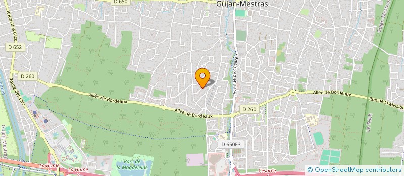 localisation de l'entreprise NARJ à GUJAN-MESTRAS