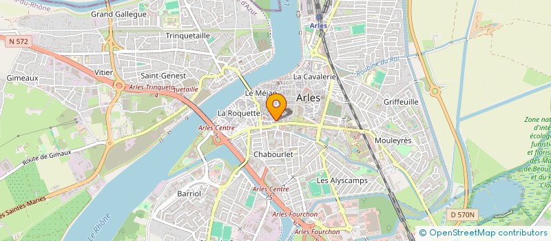 localisation de l'entreprise NARJISS à ARLES