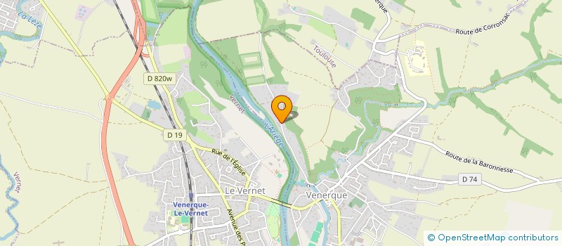 localisation de l'entreprise NARLET à VENERQUE