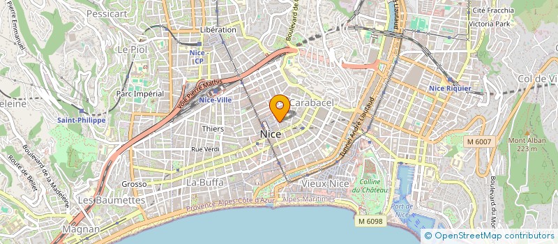 localisation de l'entreprise NARMINEBAT à NICE