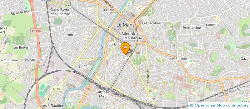 localisation de l'entreprise NARMODIS à LE MANS