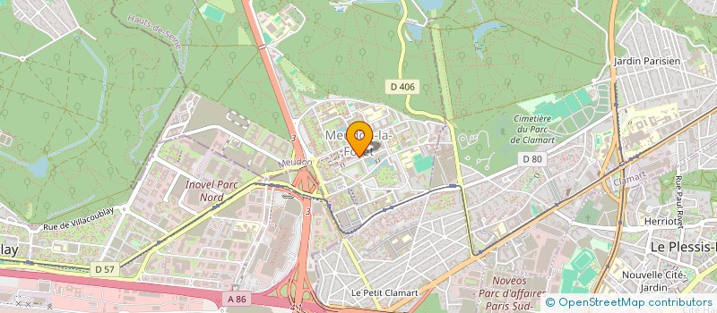 localisation de l'entreprise NARO à MEUDON