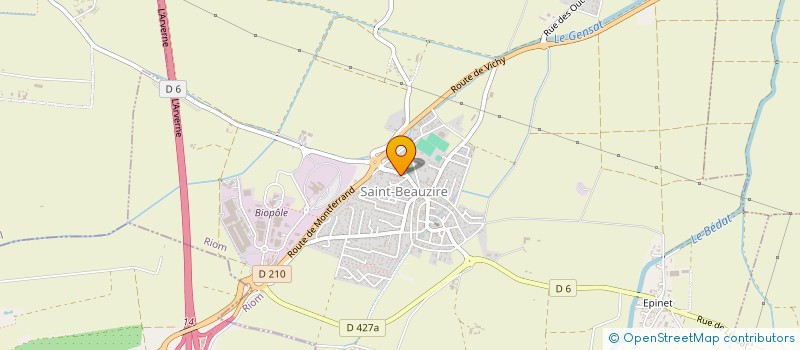 localisation de l'entreprise NARO  SAINT-BEAUZIRE