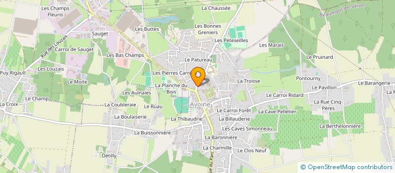 localisation de l'entreprise NAROMA à AVOINE