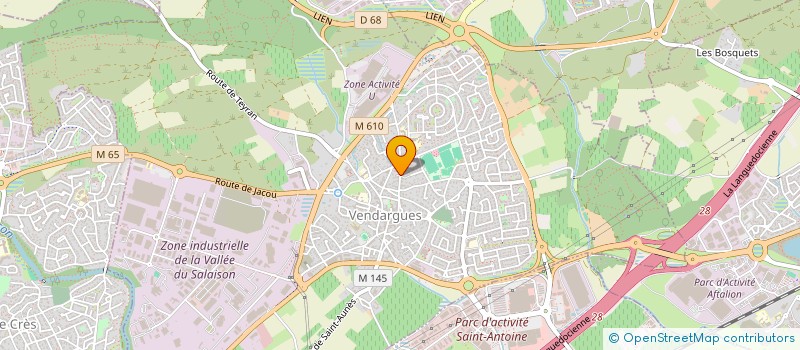 localisation de l'entreprise NARON à VENDARGUES
