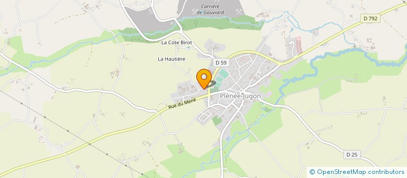 localisation de l'entreprise NARONAN à PLENEE-JUGON