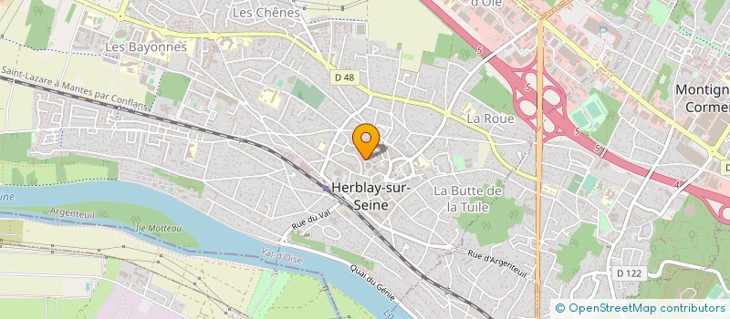 localisation de l'entreprise NAROPTIC à HERBLAY-SUR-SEINE
