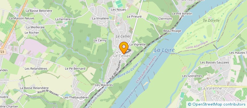 localisation de l'entreprise NAROTI INVEST à CARQUEFOU