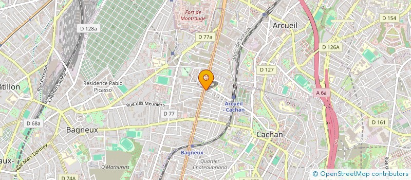 localisation de l'entreprise NAROUN SECURITE PRIVEE  CACHAN