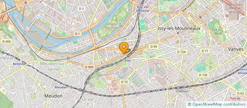 localisation de l'entreprise NARRADATA à ISSY-LES-MOULINEAUX