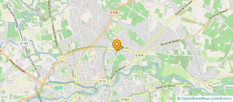 localisation de l'entreprise NARREYROUX  CARPENTRAS