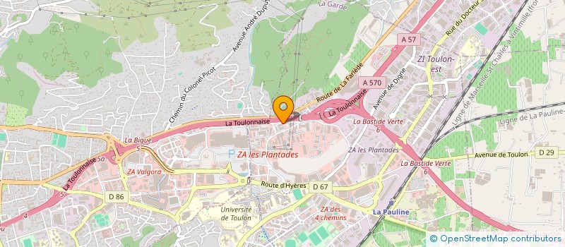 localisation de l'entreprise NARTEX COMMUNICATION  LA GARDE