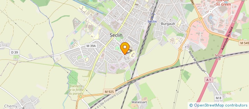 localisation de l'entreprise NARU  SECLIN