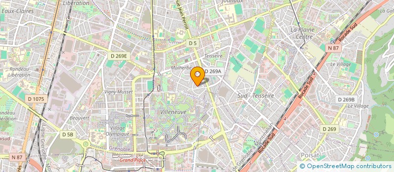 localisation de l'entreprise NARVALIMMO  GRENOBLE