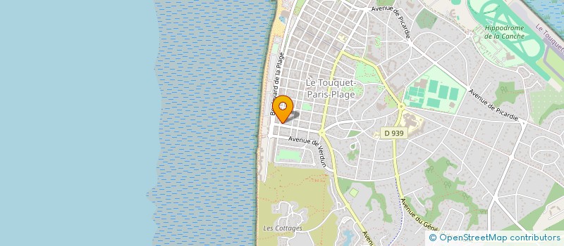 localisation de l'entreprise NARVI FINANCES à LE TOUQUET-PARIS-PLAGE