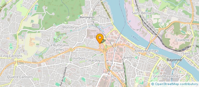 localisation de l'entreprise NARZABAL THERMIE CONCEPT  ANGLET