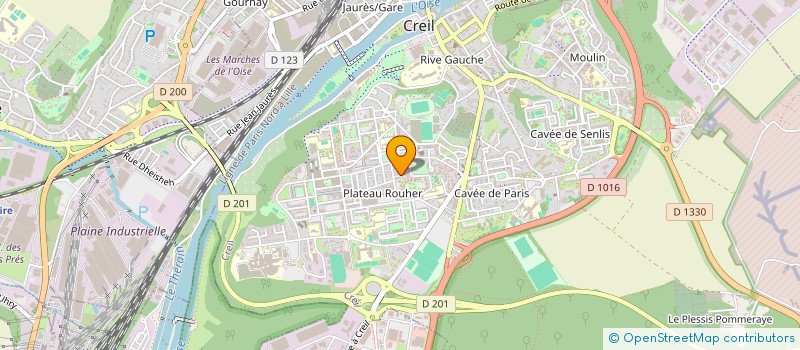localisation de l'entreprise NARZIBS à CREIL