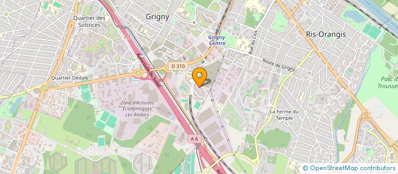 localisation de l'entreprise NAS à GRIGNY
