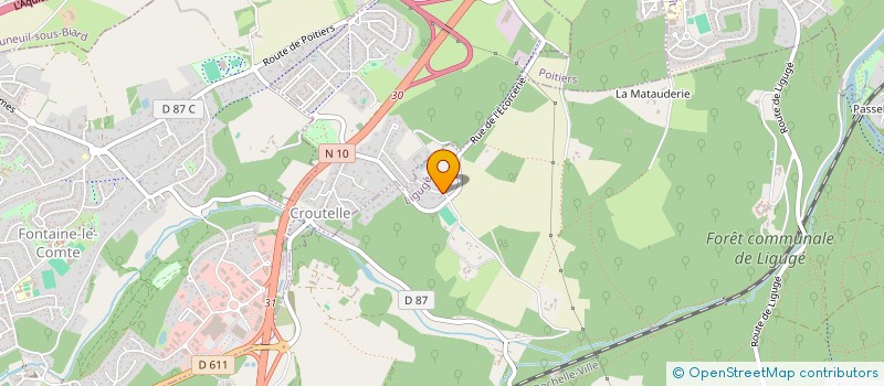 localisation de l'entreprise NAS INVEST  LIGUGE